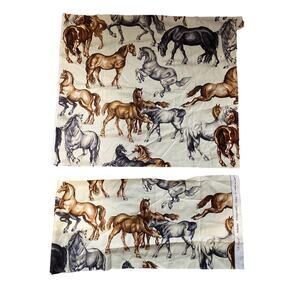 Pierre Frey Paris "Le Haras" fabric vintage swatch 27” x 30” wide light weight